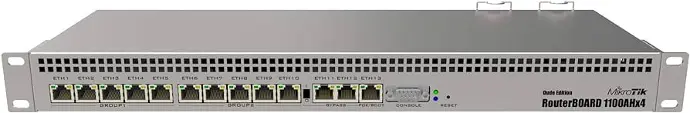 MikroTik RB-1100AHx4 - ROS L6, 4 x 1.4GHz CPU, 1GB RAM, 13xGE, Rack-Mount Router