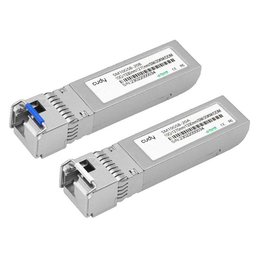 [SM10GSB-20AB] Cudy Single Mode 10G LC Bi-Directional SFP 20km